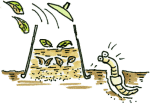 コンポスター方式イラスト