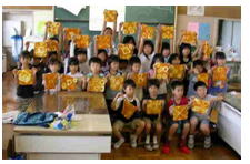 染色講座作品完成様子